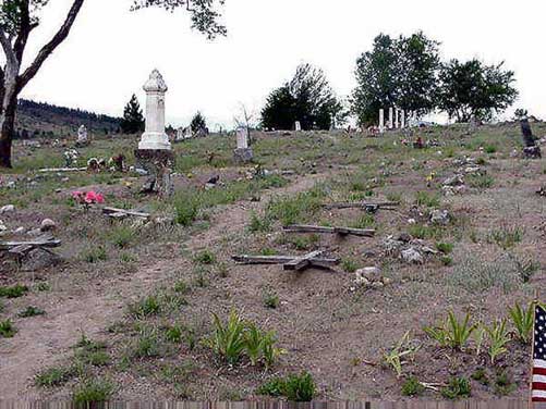 Maggie Rail/Matt Morris, April 2000; Chief Joseph Cemetery in Okanogan County.