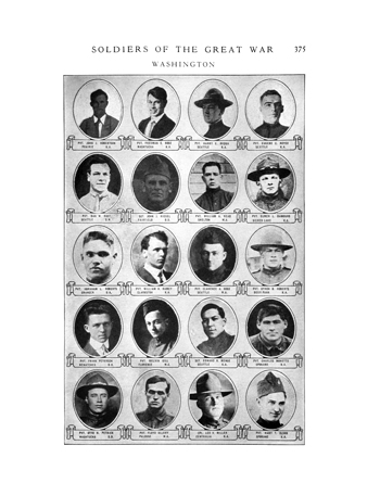 Soldiers of the Great War, Washington, Vol. 3, page 375, Soldiers of the Great War Casualty List, Military Records, Washington State Archives, Digital Archives.