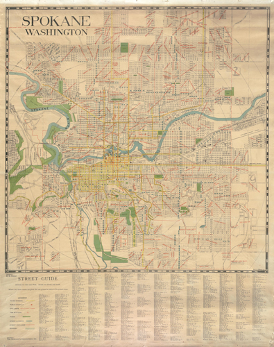 AR-270-B-001096, Spokane, Washington, Emil H. Ortman, General Map Collection, 1851-2005, Washington State Archives, Digital Archives.