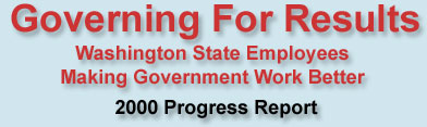 Governing for Results 2000 Progress Report Banner