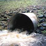 After photo of culvert