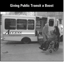 Giving public transit a boost
